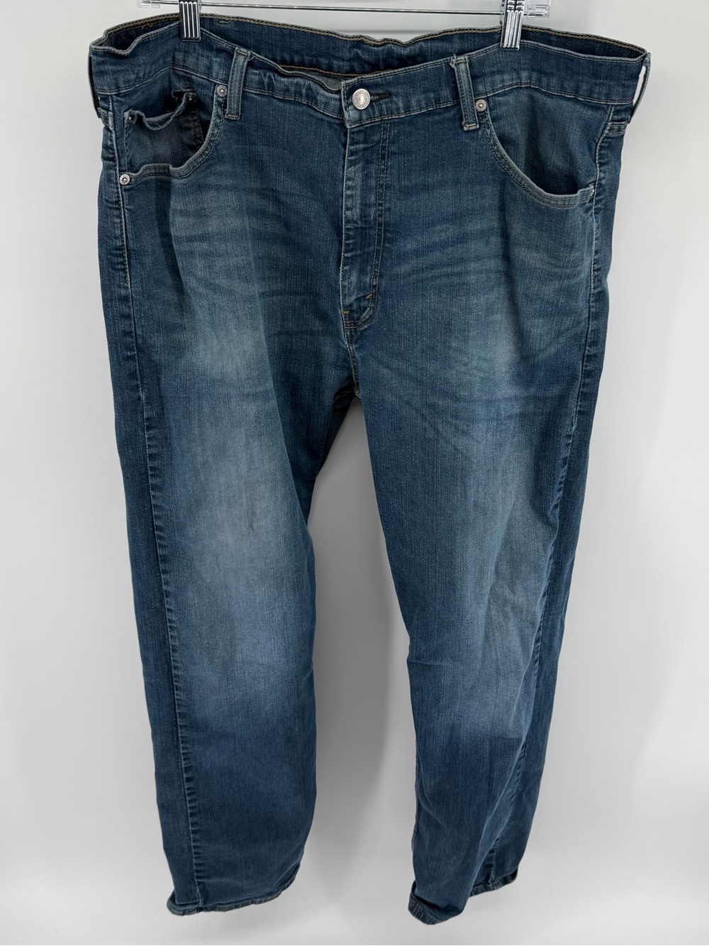 Levi's Men's Dark Blue‎ Straight Jeans 42 x 32 - Y2K